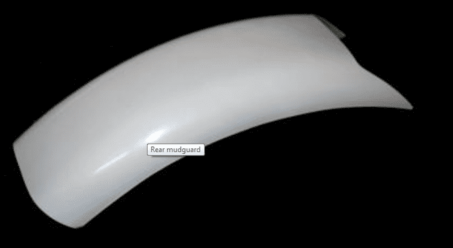 LAVERDA 750 SFC REAR FENDER