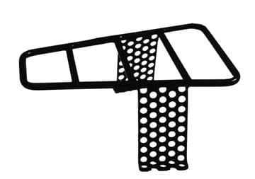 Luggage Carrier for Vespa Legshield Black