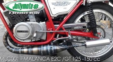 MALANCA E2C/GT125-150cc JOLLYMOTO EXHAUST