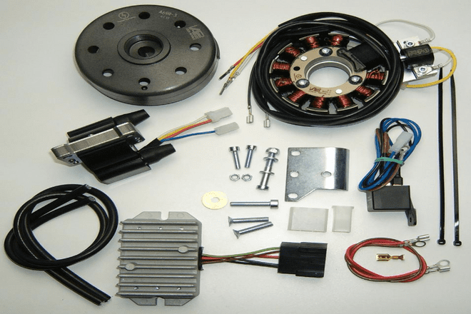 POWERDYNAMO IGNITION CZ 471 (twin) / CZ 472-5  (original 6V)