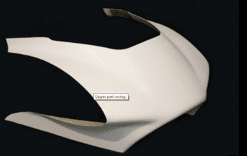 RGV250 VJ22 FAIRING TOP RACE