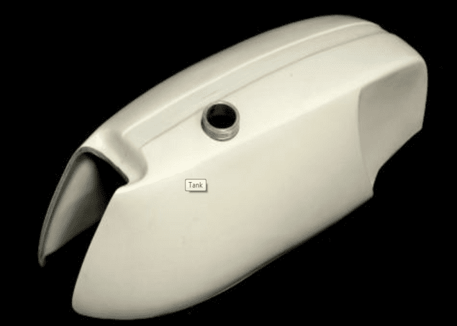 RICKMAN METISSE PETROL TANK