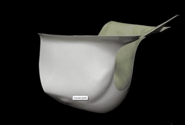 RICKMAN METISSE RACE FAIRING lower