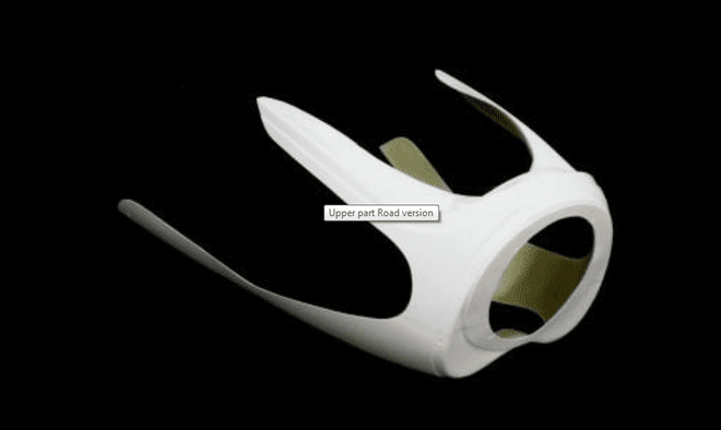 RICKMAN TOP HALF FAIRING for CAFE RACER