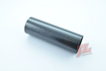 Silencer Tube Lambretta Bolt-On Silencers Shiny Black