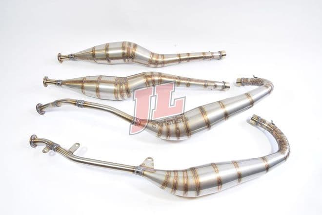 Suzuki RG500 MILD STEEL GP STYLE JL EXHAUSTS