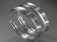 SUZUKI TR750 RACE ALLOY RIMS