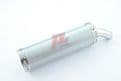 Vespa VSP3 Race Silver Carbon Bolt-On Silencer