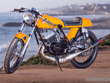 Yamaha R5 & RD350 & RD400 "Cafe Racer" STAINLESS STEEL EXHAUSTS