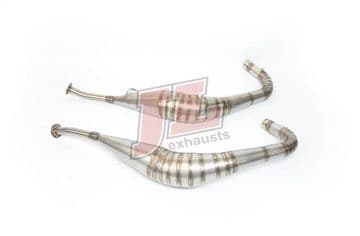 Yamaha R5 & RD350 & RD400 "Street Race" STAINLESS STEEL EXHAUSTS