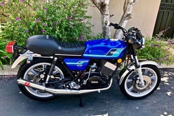 Yamaha R5 & RD350 & RD400 "Street Retro" STAINLESS STEEL POLISHED EXHAUSTS