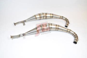 Yamaha RZ350 YPVS ATHENA STAINLESS STEEL SIDE/SIDE JL EXHAUSTS