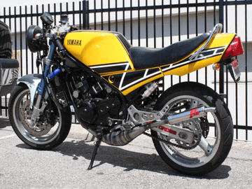 Yamaha RZ350 YPVS MILD STEEL SIDE/SIDE STYLE JL EXHAUSTS