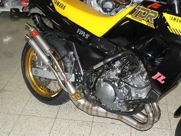 Yamaha TDR250 MILD STEEL GP STYLE EXHAUSTS