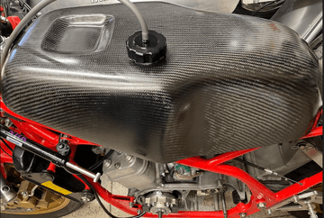 YAMAHA TZ250F/G + TZ350F/G/H CARBON PETROL TANK