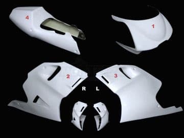 Yamaha, TZR 250, 91-94 / Complete set 4-pieces racing OP
