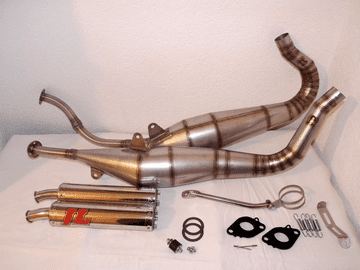 Yamaha TZR250 V2 STAINLESS STEEL SIDE/SIDE STYLE EXHAUSTS