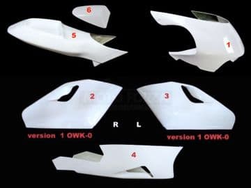 YAMAHA YZR500 BODYWORK SET type 1