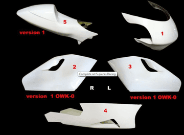 YZR500 GP FAIRING SET type 1