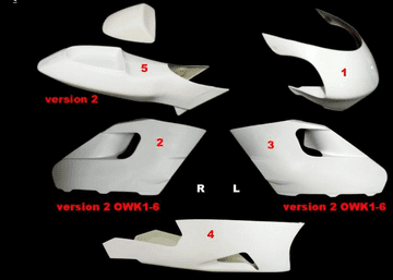 YZR500 GP FAIRING SET type 2