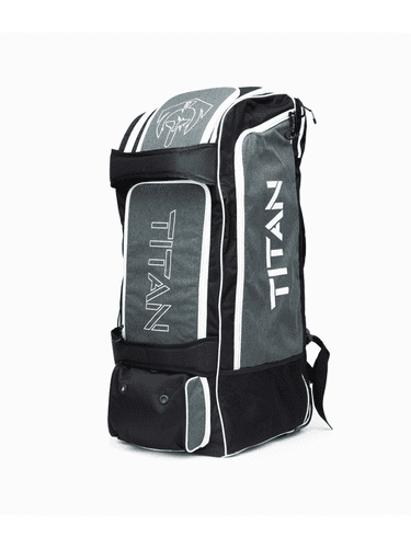 Titan Deluxe Limited Edition X-Large Wheelie Duffle Bag - Black/Grey
