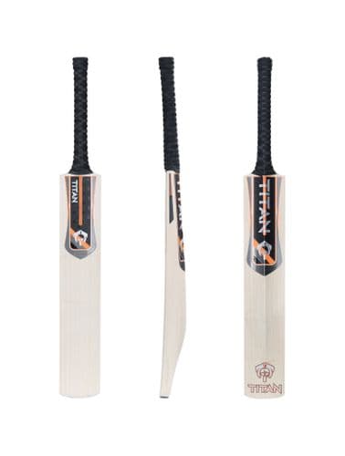 Titan - English Willow Junior Bat - Black/Orange/Grey £84.99 - £349.99
