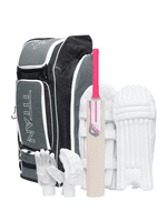 Titan Grade 1+ SH Bat, Players Grade Pads, Gloves & Large Wheelie Duffle Bag