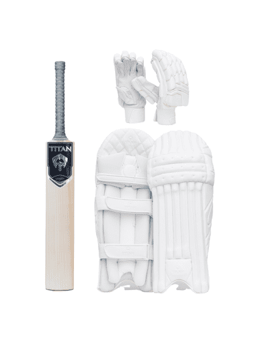 Titan Grade 3 SH Bat, Players Edition Pads & Gloves