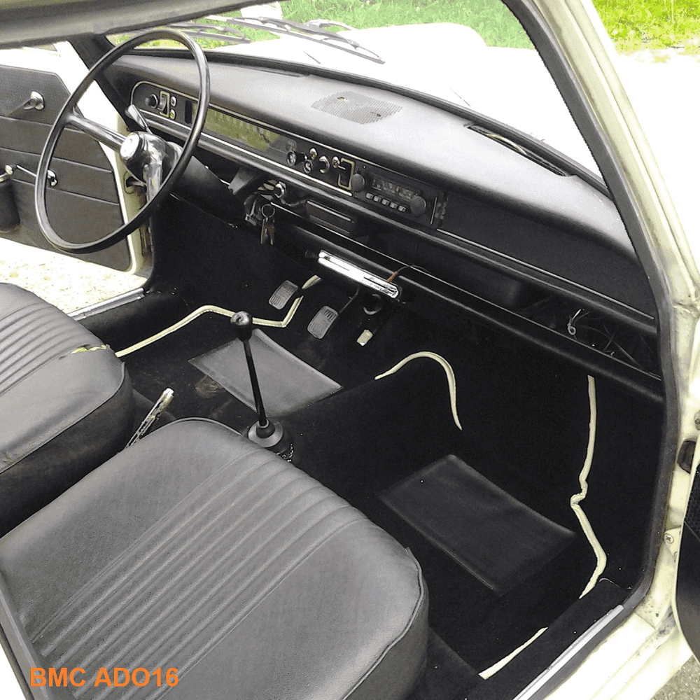 Ford Fiesta MK1 Carpet Set in Hessian Backed Handmade to Order