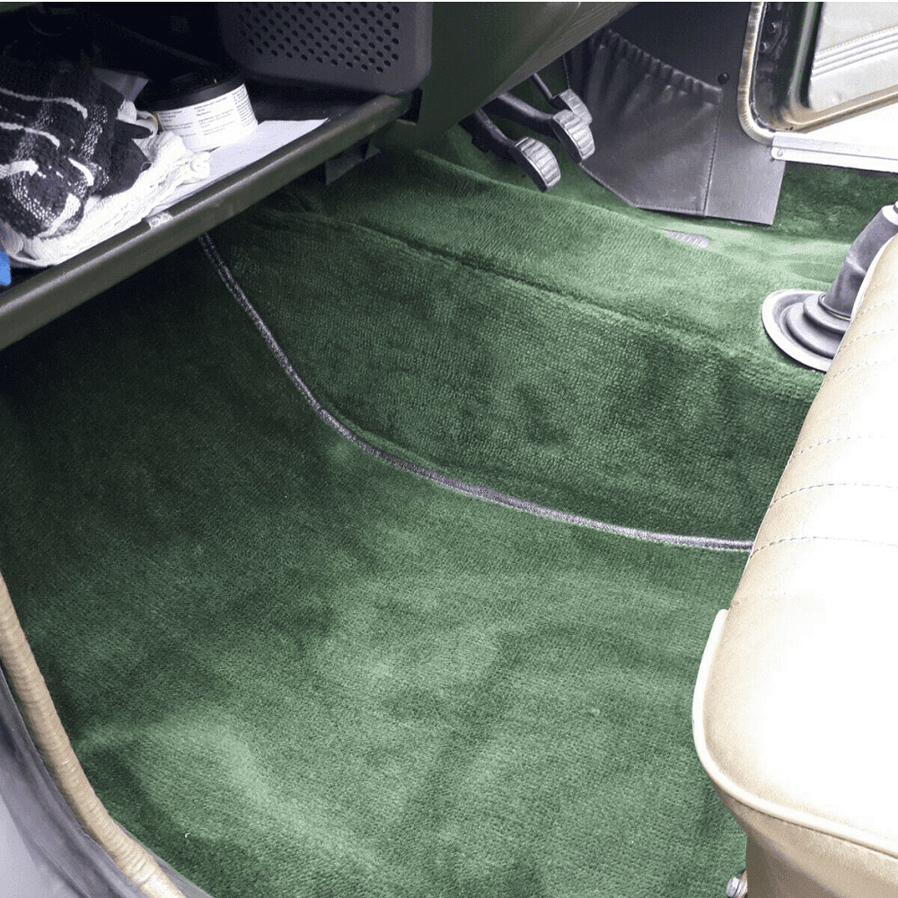 Mercedes SL Class R107 Carpet Set in Tufted Deep Pile Handmade to Order