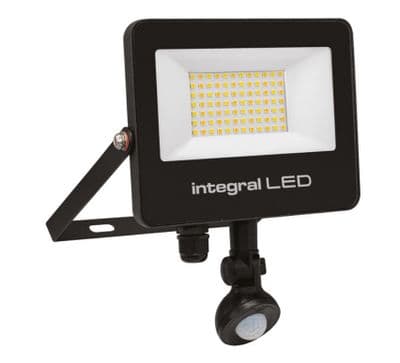 30W SMART LED Floodlight | PIR Sensor | Colour Change 3000/4000/6000K | Dimmable | IP67 Waterproof