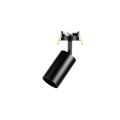 ACCENTPLUS SPOTLIGHT S1 56MM DIAMETER 100MM LENGTH GU10 LED RECESSED MOUNTED 70MM CUTOUT ADJUSTABLE