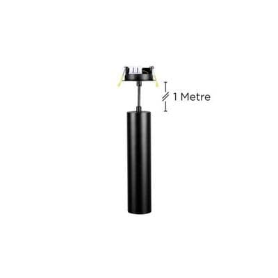 ACCENTPLUS SPOTLIGHT S1 56MM DIAMETER 235MM LENGTH GU10 LED RECESSED MOUNTED 70MM CUTOUT SUSPENDED P