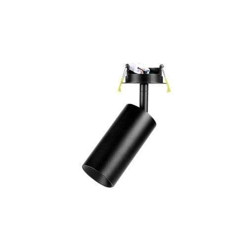 ACCENTPLUS SPOTLIGHT S2 65MM DIAMETER 130MM LENGTH GU10 LED RECESSED MOUNTED 70MM CUTOUT ADJUSTABLE
