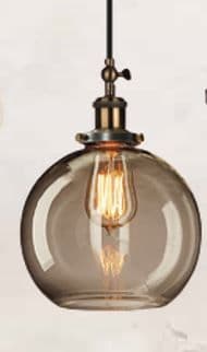 Classic Rowan Style | Glass Pendant | Globe Ceiling Light | Gallery Collection