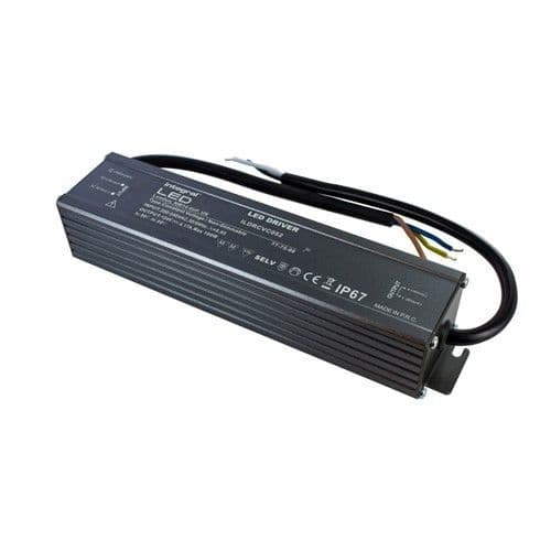 CONSTANT VOLTAGE DRIVER 100W 24VDC IP67 NON-DIMM 200-240V INPUT INTEGRAL