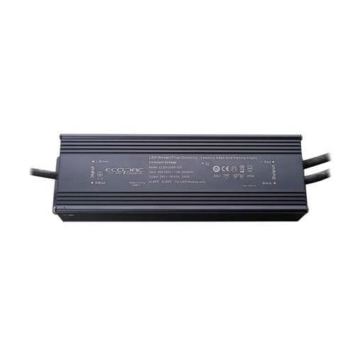 CONSTANT VOLTAGE DRIVER 200W 24VDC IP66 TRIAC DIMMABLE 200-240V INPUT 20W MIN LOAD ECOPAC POWER