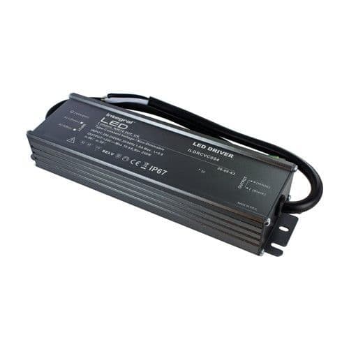 CONSTANT VOLTAGE DRIVER 250W 24VDC IP67 NON-DIMM 200-240V INPUT INTEGRAL