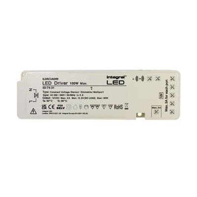 CONSTANT VOLTAGE MULTIPORT (7+1) DRIVER SENSOR DIMMABLE 100W MAX 12VDC IP20 200-240V INPUT EU PLUG