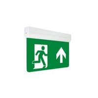 EMERGENCY EXIT SIGN 26M VIEWING 1W 3HR MAINTAINED OR NON-MAINTAINED INTEGRAL