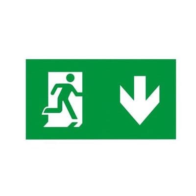 EMERGENCY LEGEND DOWN ARROW for ILEMES050 INTEGRAL