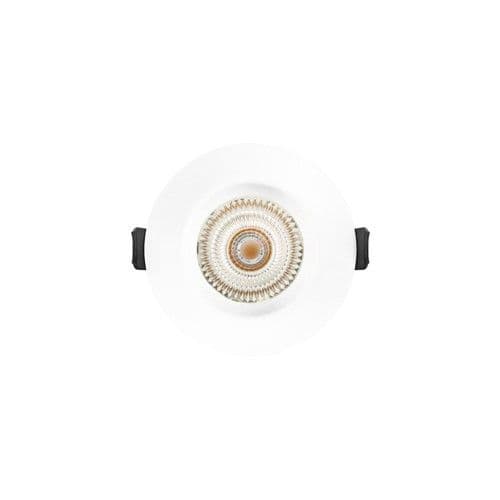 EVOFIRE FIRE RATED DOWNLIGHT 70MM CUTOUT IP65 WHITE RECESSED GU10