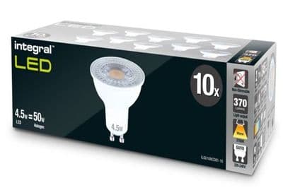 LED Spotlights | 50W GU10 Warm White | 10 Pack
