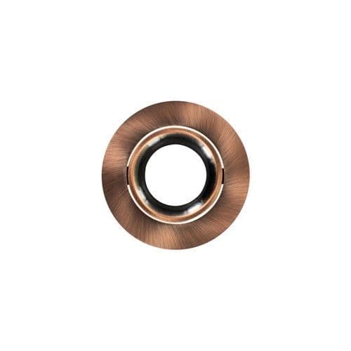 LUXFIRE FIRE RATED TILTABLE DOWNLIGHT COPPER BEZEL INTEGRAL