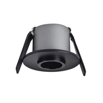 MINI DOWNLIGHT 35MM CUTOUT 3.3W 160LM 48LM/W 4000K 15 BEAM NON-DIM FINISH-A BLACK INTEGRAL