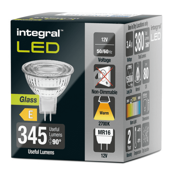 MR16 LED Bulb | 12V Halogen 35- 50W Replacement | INTEGRAL