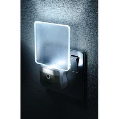 NIGHTLIGHT UK PLUG WHITE INTEGRAL