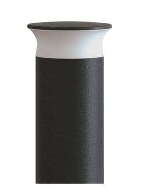 OUTDOOR BOLLARD IK08 400MM IP65 420LM 9W 3000K DARK GREY INTEGRAL
