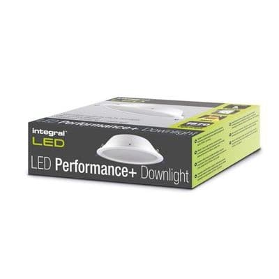 PERFORMANCE+ DOWNLIGHT 245MM CUTOUT 1870LM 22W 3000K TRIAC DIMMABLE 85LM/W IP20 WHITE