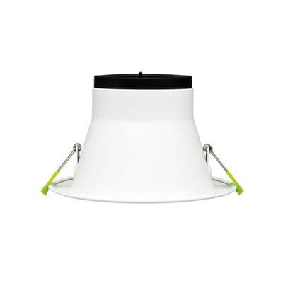 RECESS PLUS 150MM CUTOUT 28W 3360LM 120LM/W CCT ADJUSTABLE 3000/4000K 55 BEAM IP54 36VDC 750MA WITHO